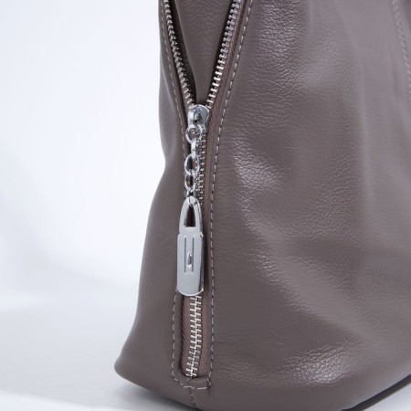 Love bag with lightning, brown color-6