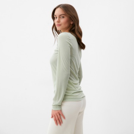 Women's longliva KAFTAN: Basic Line olive, size 40-42-4