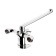 Comer for the Everest bath B22 -029M, single -leaf, flat spout, chromium