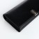 Women's wallet on magnets, black color
