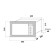 Built -in microwave oven Homsair Mob205wh, 1080 watts, 20 l, 5 modes, white