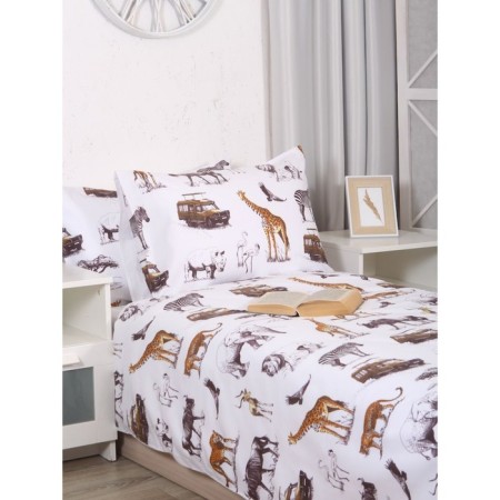 Bed linen 1.5 joint venture safari, size 150x215 cm, 145x210 cm, 50x70 cm-2