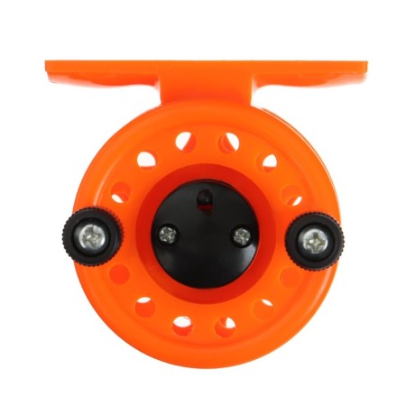 Inertial coil, plastic, diameter 5 cm, orange color, 108-6