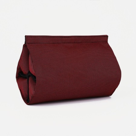 Cosmetic bag, 4 parts on lightning, red color