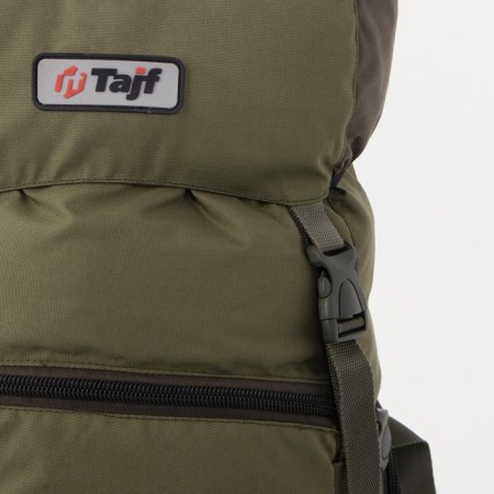Tourist backpack, TAIF, 65 liters, cord department, 2 outer pockets, 2 side pockets, olive color-4