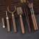A set of tools for the tea ceremony: brush, seizure, tongs, knife, measuring shovel