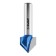 Frases groove bison 28752-12.7, Fighting, V-shaped, angle 90 °, 12.7 x 13 mm