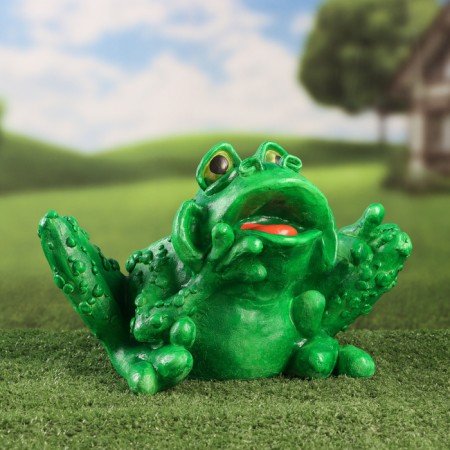 Figure Kashpo "Toad" Green, 20x32x22cm