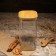 Glass Bank for bulk products with bamboo cover Bellatenero "Eco. Square ", 1.5 l, 10 × 21 cm