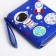 Baby purse with lightning, blue color