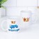 Sublimation mug "King is just a king", with application
