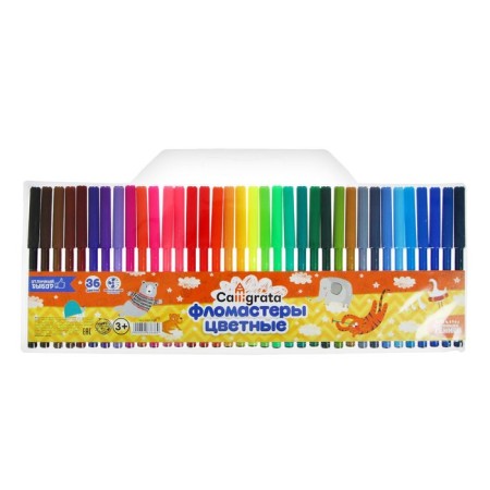 Fleeters 36 colors, a ventilated cap, in a blister
