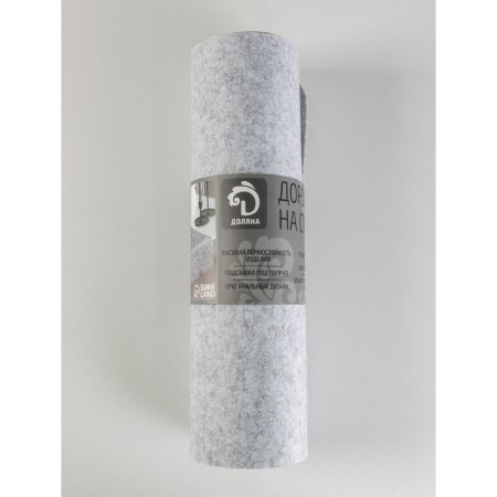 The path on the table "Gray", 40 × 150 cm, thickness 4 mm, color light gray-6