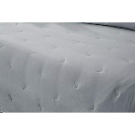 A set with a covering “Erica”, size 160x220 cm, 50x70 cm, gray color-4