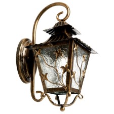 Sadovo-park lamp Feron PL631, IP44, E27, 60 W, 224x290x480 mm, color black gold