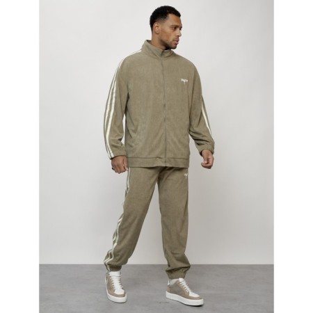 Male tracksuit, size 52, khaki color-2