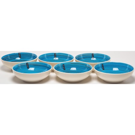 A set of deep plates of Elrington “Airgraph. Sea evening ", 18 cm, 6 pcs-1