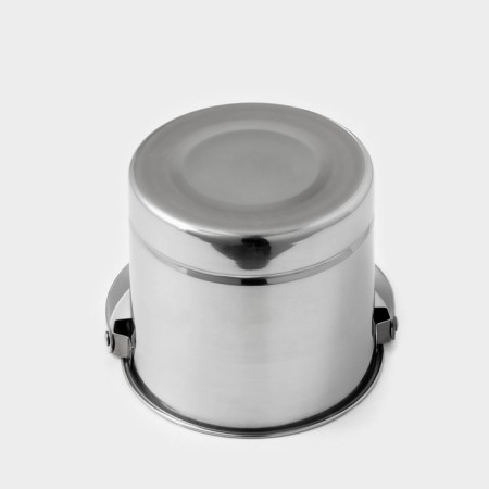 A stainless steel ice bucket, 1.3 l, 14.5 × 12.5 cm-7