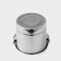 A stainless steel ice bucket, 1.3 l, 14.5 × 12.5 cm