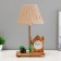 Table lamp with a clock "House" E14 15W 19x18x35 cm