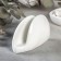 Porcelain napkin Wilmax, 11 × 8 cm, white color