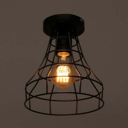 Court "Conti" 1x60W E27 Black 18x18x22 cm.-2