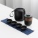 A set for a tea ceremony 6 items per 4 people: a cup 35 ml, a kettle 300 ml, black