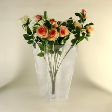 Bag for flowers is transparent, moisture -resistant, 42.5x29x15 cm