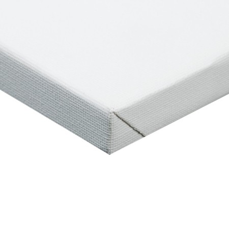 Canvas on the subframe, cotton 100%, 50 x 50 x 1.8 cm, acrylic soil, fine -grained, 280 g/m²-6
