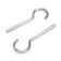 Boar-half-decisor, tundra, white zinc, 3.5x60 mm, 10 pcs