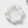 Coffee pair of ceramic "chamomile", 2 items: 260 ml mug, saucer d = 17 cm, white color