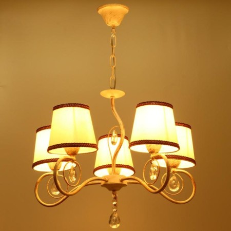 Vilora chandelier 5x40W E14 white 58x58x76 cm Bayerlux-2