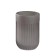 A glass for dental brushes, 10.5x7.5x7.5 cm, gray