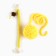 Toy for cats. Matatabi toys set and tangle, yellow color