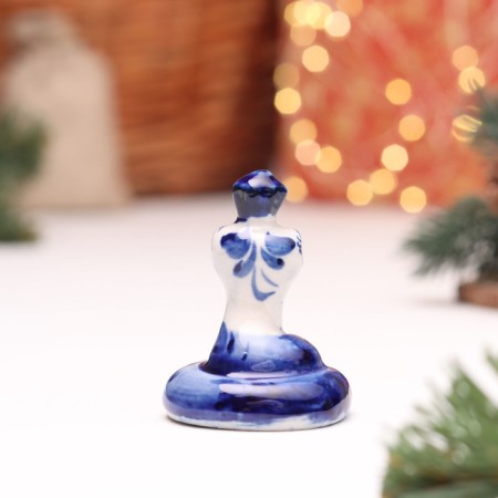 Souvenir "Snake", No. 16, Gzhel, 5 cm-2