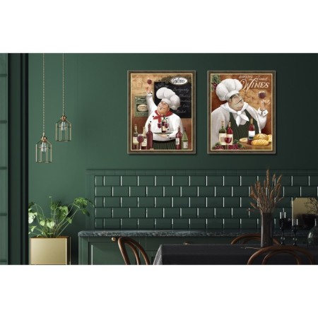 Reproduction of the painting "Best Chef. No. 2 ”, 40x50, frame (45-1311)-5