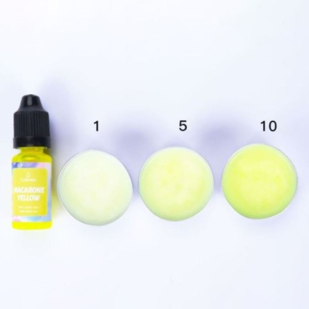 Paint (pigment) for wax "Macaron Yellow" 10 ml