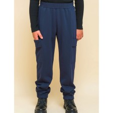 Брюки для мальчиков, рост 98 см, цвет тёмно-синий