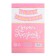 Garland embossing on paper "Happy Birthday", pink, gold letters, length 156 cm
