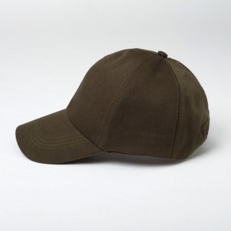 Plain olive baseball cap, size 58, green color-1