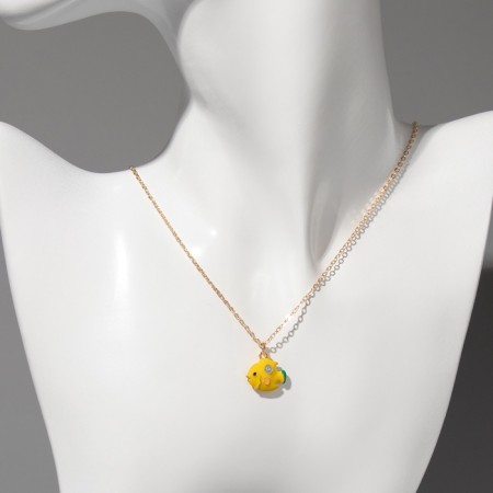 Cool "lovely" fish, yellow color in gold, 40 cm-4
