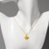 Cool "lovely" fish, yellow color in gold, 40 cm
