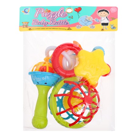 A set of rattles with teeth teeth, 7 items-7