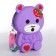 Bag's bag with lightning, lilac color