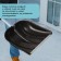 Buckwheat bucket is plastic, 400 × 400 mm, with a galvanized bar, a tuleyka 32 mm