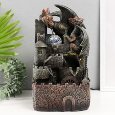 The desktop fountain from the network, backlight 