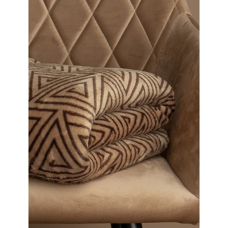 Texrepublic blanket, size 150x200 cm, brown color-1