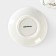 Set porcelain coffee shade "lavender", 4 items: 2 cups 80 ml, 2 saucers d = 11.6 cm, white color