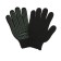 Garden gloves, x/b, knitting grade 10, 4 threads, size 9, with PVC dots, black, Greengo