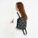 Baby backpack for artificial leather girl "Ducks on the skate" 27x23x10 cm